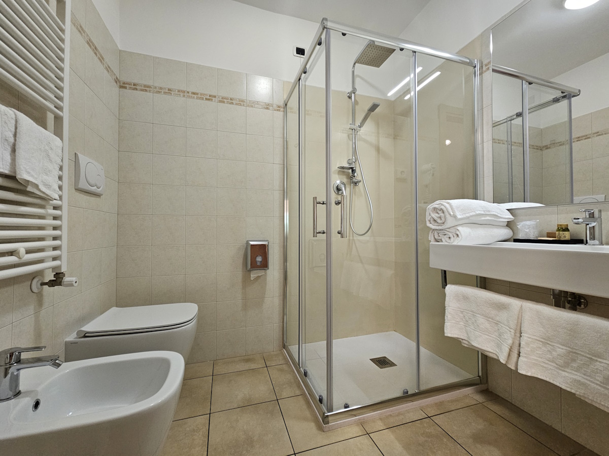 Bagni e dettagli Hotel Cladan