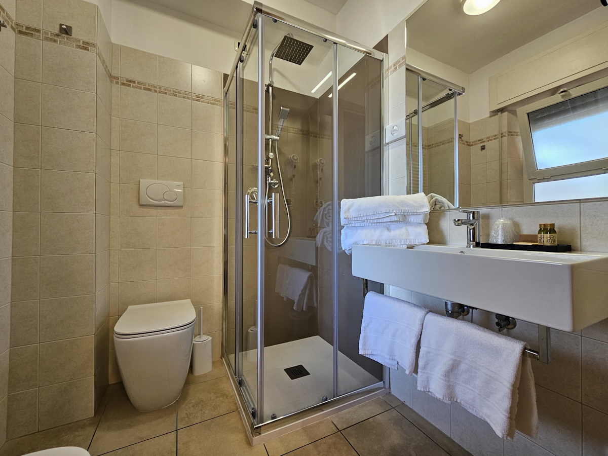 Bagni e dettagli Hotel Cladan