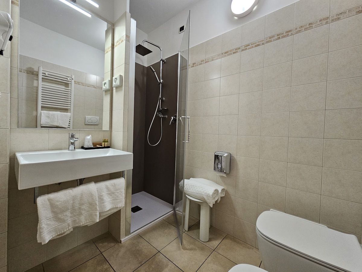 Bagni e dettagli Hotel Cladan